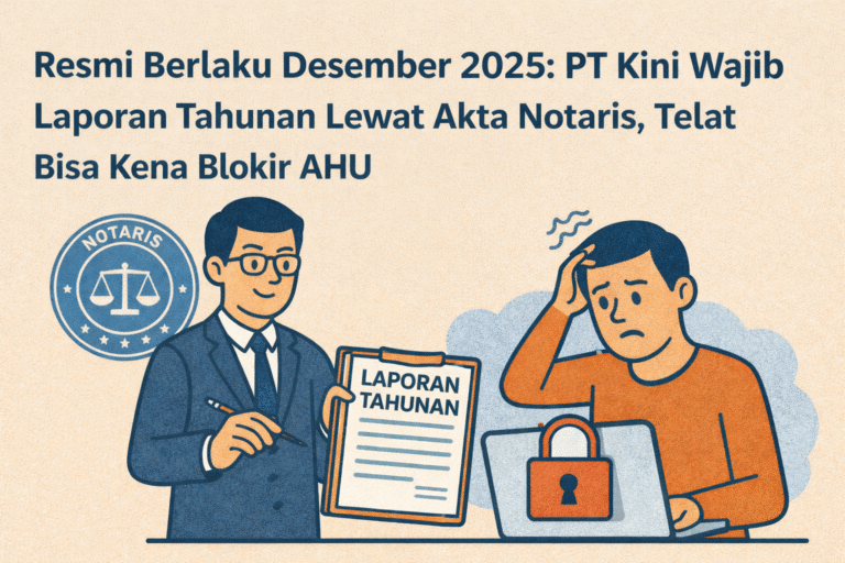 Resmi Berlaku Desember 2025: PT Kini Wajib Laporan Tahunan Lewat Akta Notaris, Telat Bisa Kena Blokir AHU